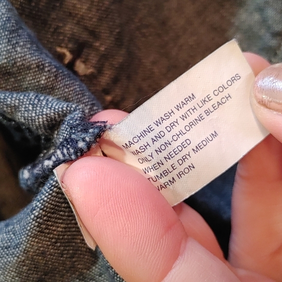 3/$25 BABY Gap Denim dark blue sleeveless dress size 18-24 months - Picture 9 of 9